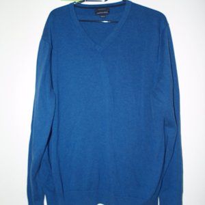Lands' End Men's Blue Supima Sweater XXL